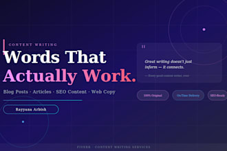 write compelling copy, creative content for your brand