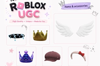 create custom roblox ugc items to sell