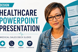 design healthcare powerpoint presentation, medical sales deck slides