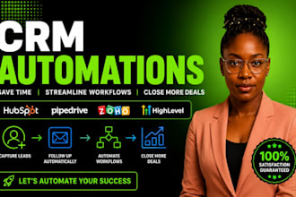 setup zoho crm automation hubspot automation and zapier integration