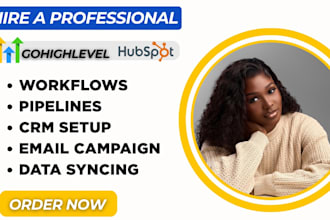 do gohighlevel hubspot crm go high level ai agent automation, website, email