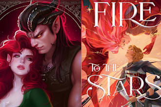 do fantasy book cover ebook cover book illustration cover art design