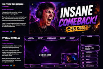 do high quality stream visuals and thumbnails