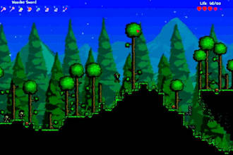 mod minecraft, terraria, and starbound with custom biomes, weapons, items