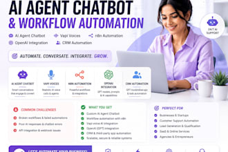 build n8n ai automation workflow integrate vapi voices ai agent chatbox
