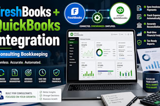 integrate freshbooks with quickbooks for consulting bookkeeping