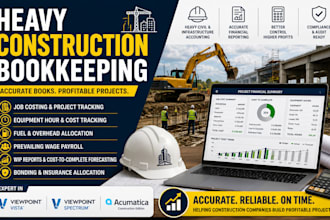 do heavy construction civil engineering bookkeeping using viewpoint or acumatica