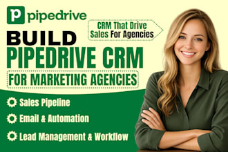 build pipedrive CRM for marketing agencies