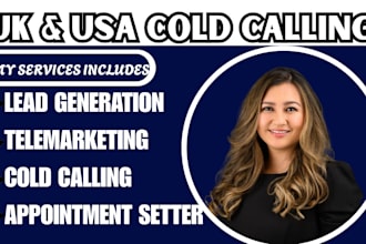 do usa uk real estate cold calling appointment setter and usa lead generation