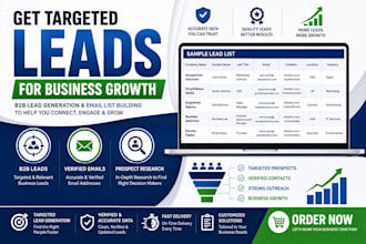 do b2b lead generation and verified email list building