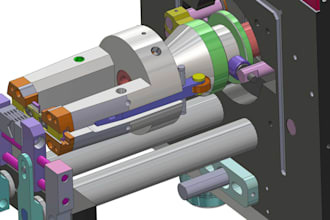 industrial part mechanical component, functional 3d cad models, machinery part