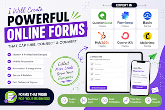 questionscout formkeep  basin  hubspot forms convertkit forms mailchimp forms