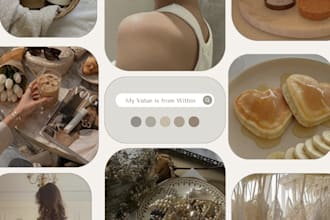 create a professional aesthetic moodboard for your brand