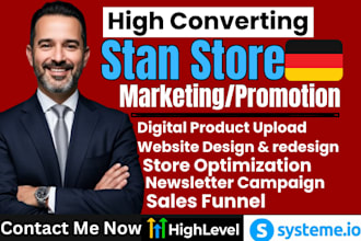 design, setup and optimize your stan store for sales and conversions