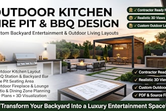 design your outdoor kitchen fire pit and backyard entertainment area