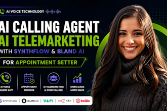 ai calling agent ai telemarketing with synthflow bland ai for appointment setter