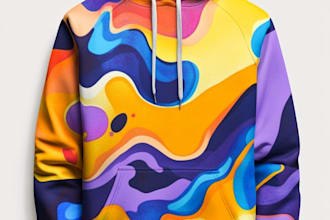 create graphic tshirt design and hoodie design