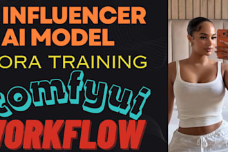 create realistic ai influencer using sdxl flux and lora training