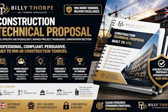 write winning UK construction tender proposals named project managers innovation