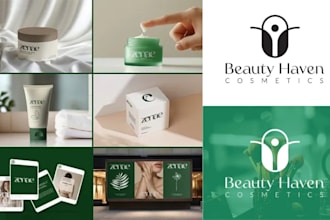 do makeup and beauty cosmetics skin care logo design