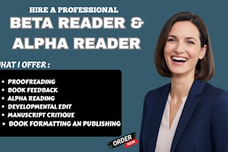 do professional beta reader, romance, fantasy and fiction feedback
