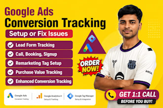 fix or setup ga4 ecommerce tracking and google ads conversion tracking