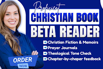 beta read your christian fiction, memoir, or prayer journal