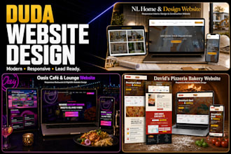 design or redesign your professional duda website