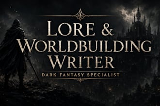 write fantasy fiction chapters or scenes for your novel