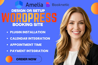 setup and fix wordpress booking system, booknetic, amelia, scheduling automation