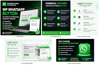 create or install a whatsapp popup plugin for wordpress