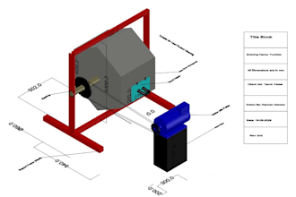 design industrial machines and fabrication drawings in autocad