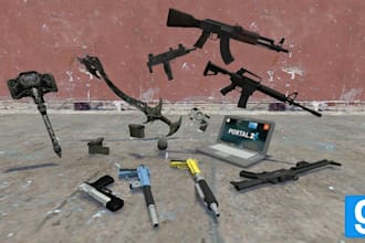 create custom gmod player model and weapon for garrys mod with addons and props