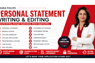 review, edit personal statement img eras residency lor cv, proofread medical sop