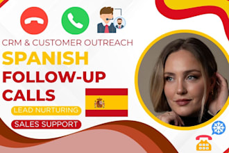 do bilingual follow up calls and lead qualification for businesses