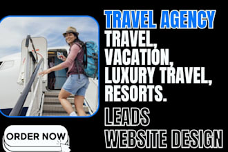 generate travel agency leads, luxury travel vacation adventure website