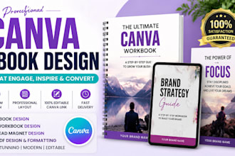 canva ebook design editable canva ebook PDF workbook templates lead magnet