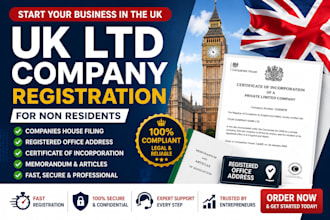 register your UK limited company with registered office address