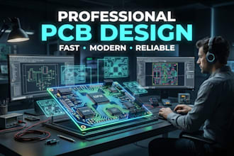 do professional pcb design, electronics projects
