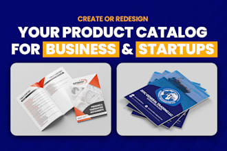 design modern catalog for your business and startups
