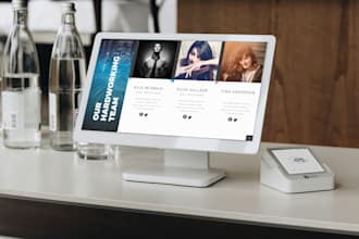 design a premium, branded powerpoint template for business