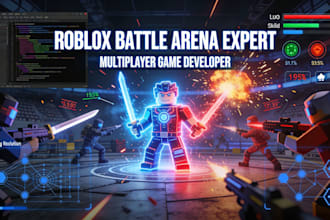 develop multiplayer battle arena mobile games in roblox