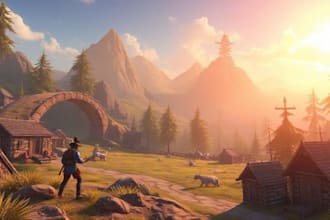 design immersive 3d game environment, game background level design for VR or ar