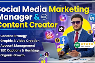 your social media marketing manager and content creator