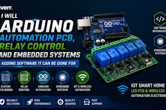 design iot smart home led pcb and wireless automation electronics