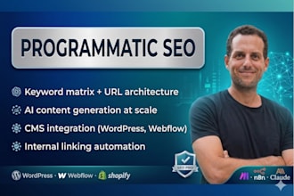 build a programmatic SEO system to generate hundreds of pages at scale