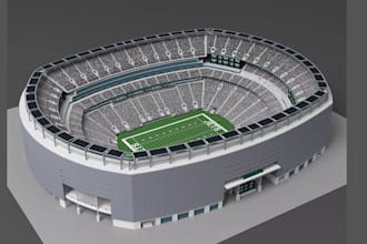 design 3d stadium, sports complex, gaming arena and realistic rendering
