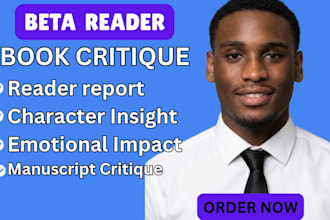 be your professional alpha reader and fiction beta reader