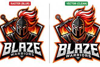 do manual vector tracing, logo to vector and raster to vector