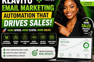 setup klaviyo email marketing flows and automation for shopify